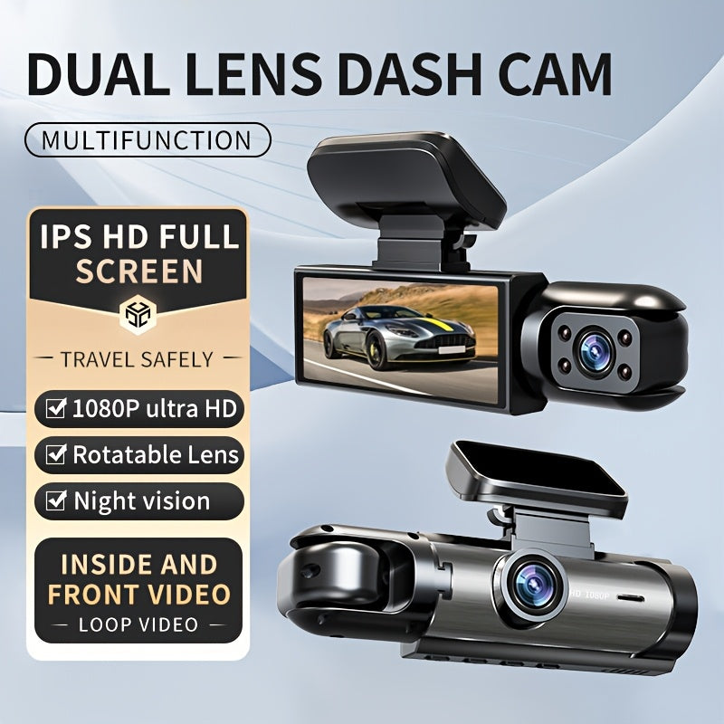 Front & Rear, Night Vision, Loop Recording