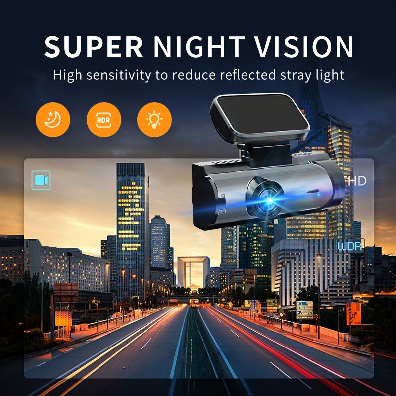 Front & Rear, Night Vision, Loop Recording
